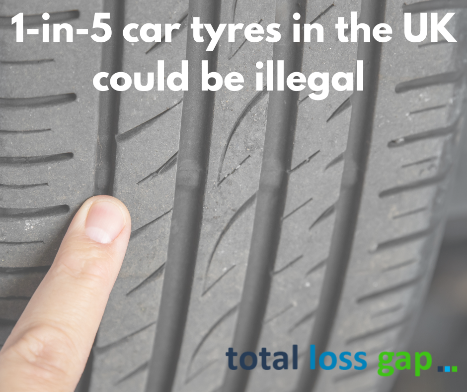 1 in 5 car tyres could be illegal in the UK