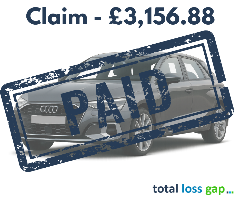 Audi A3 Sportback GAP Insurance claim