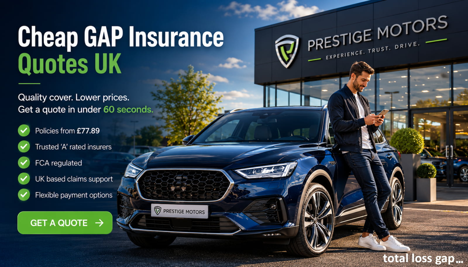 Buy Cheap GAP Insurance at Total Loss GAP
