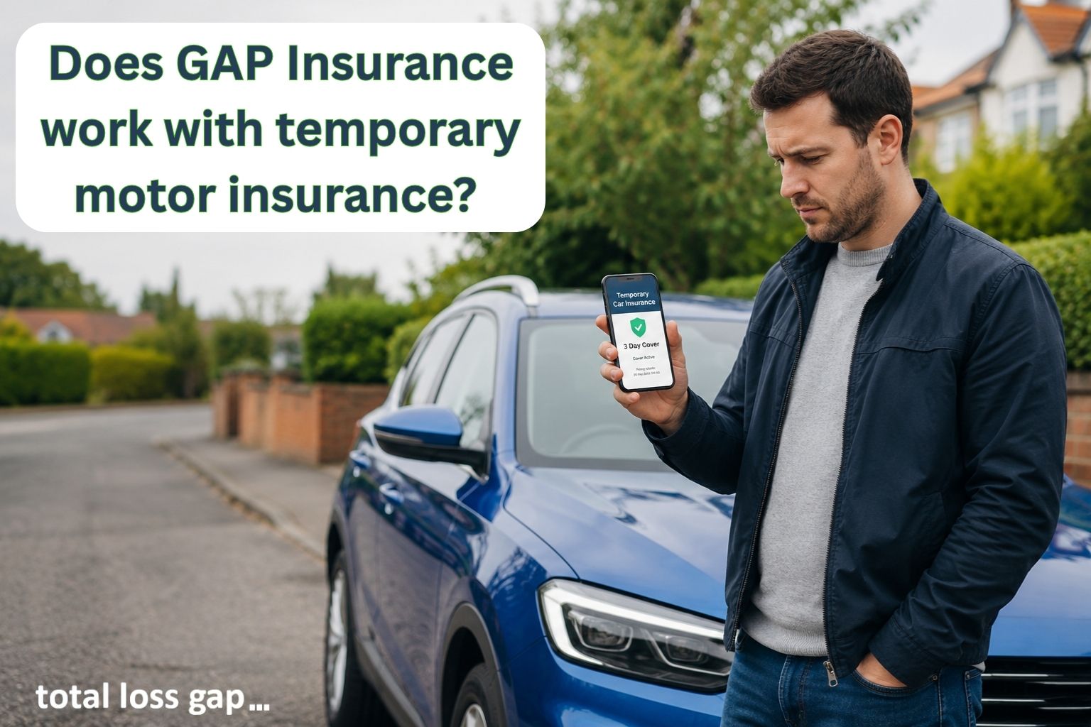 Does GAP Insurance work with temporary car insurance?