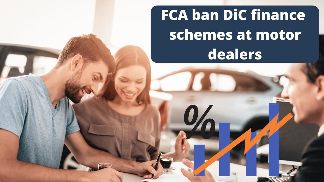 FCA ban dealer incentified finance schemes