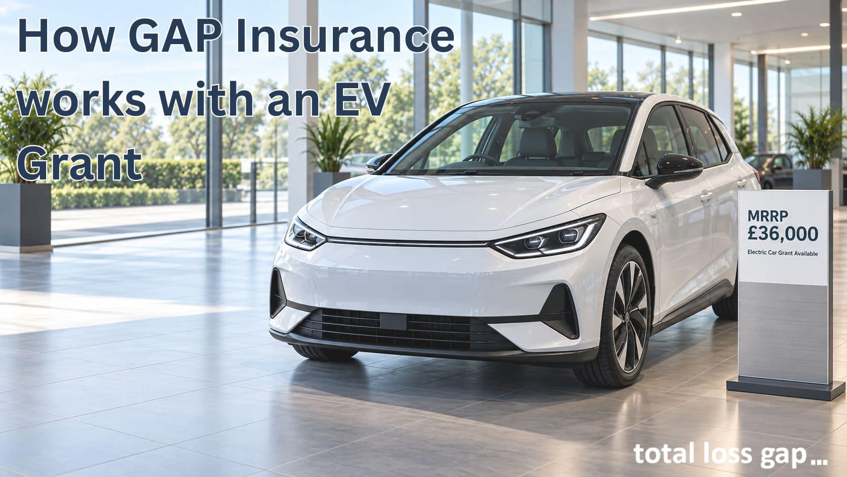 Electric car grant and GAP insurance