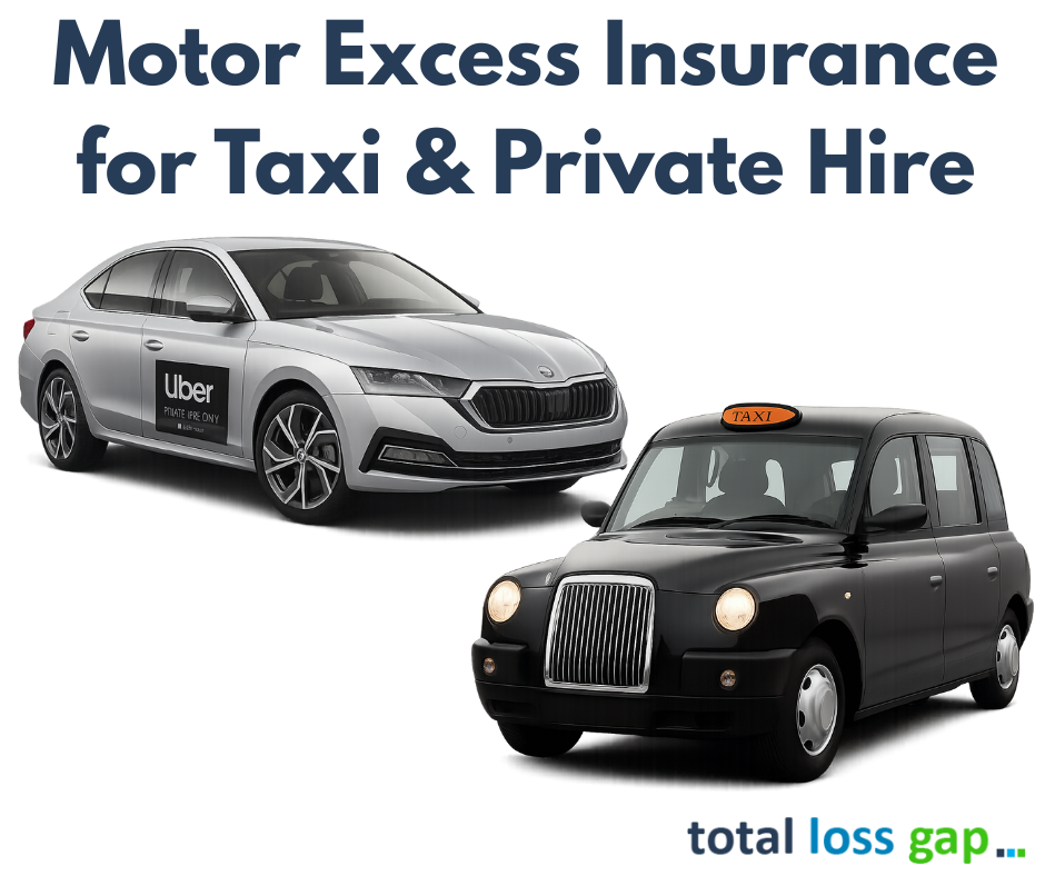 Motor Excess Insurance for Private Hire, Public Hire, Black Cab, Uber, Bolt and minicab