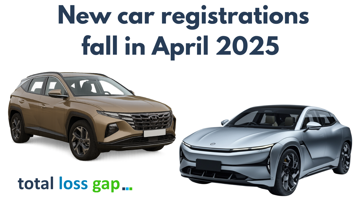 New car registrations drop in April 2025 in the UK