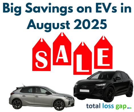 New EV car deals UK August 2025 Up to 40% off