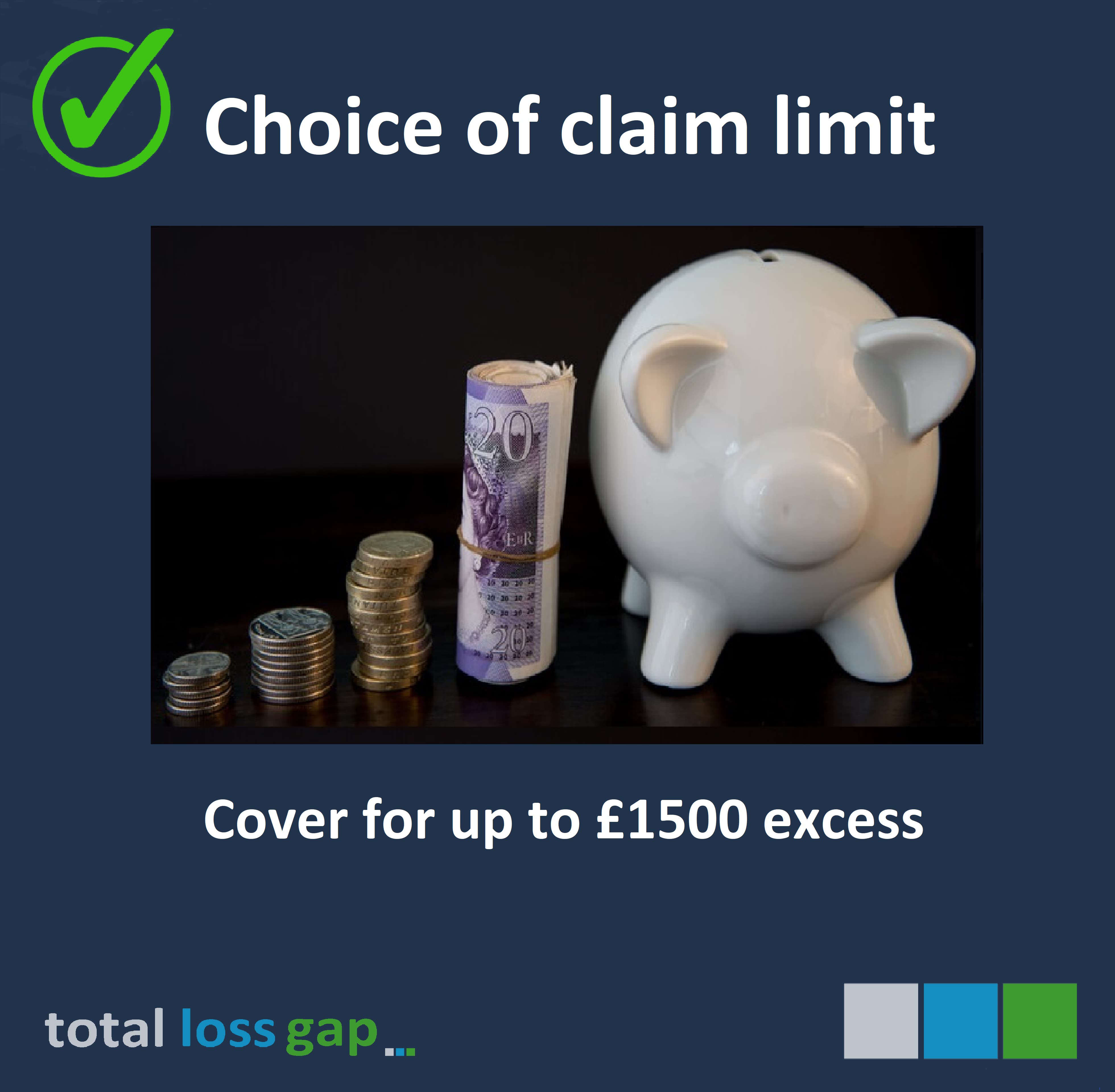 There is a choice of excess claims limits