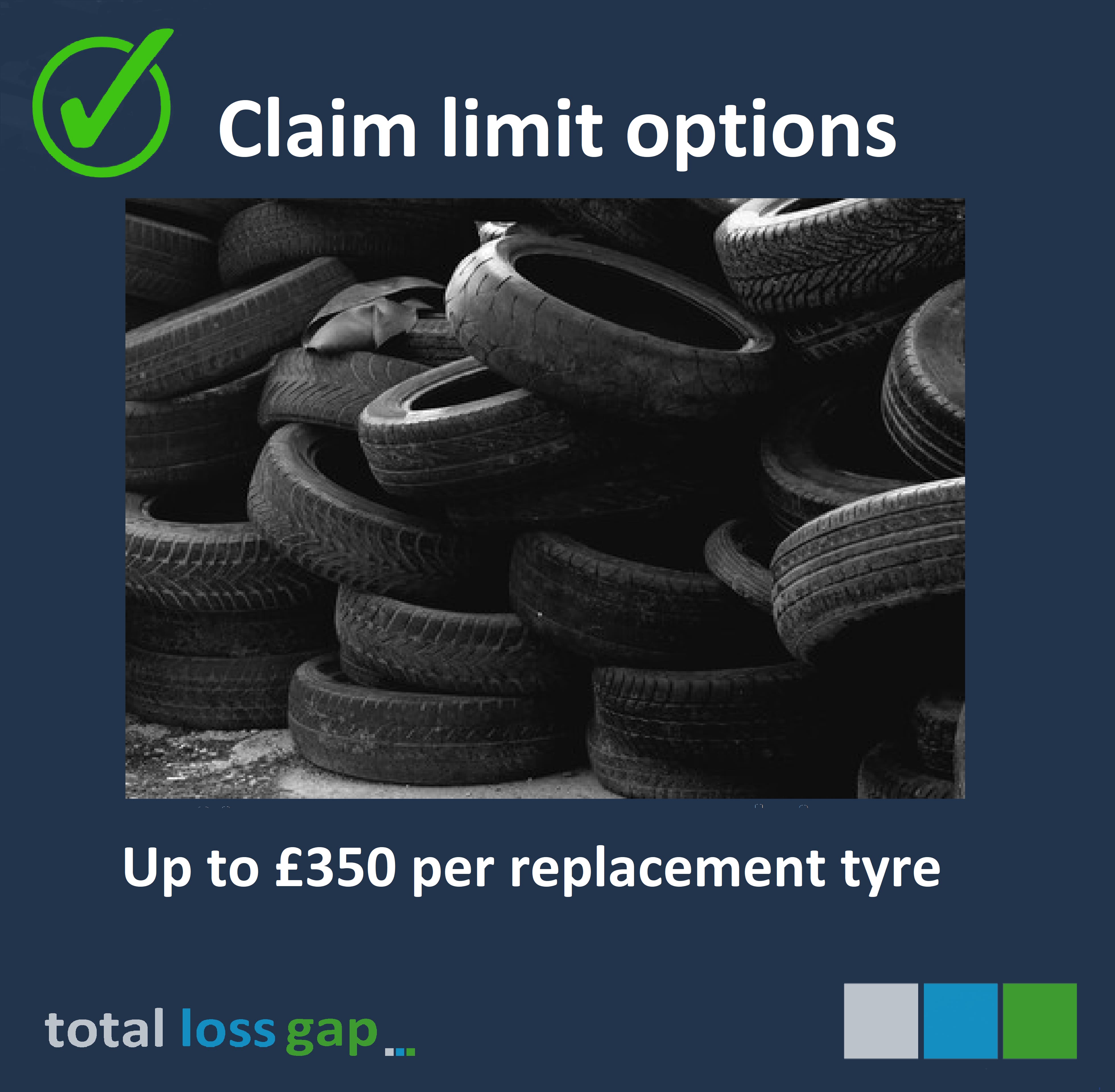 You can claim up to £350 per replacement Run Flat tyre 