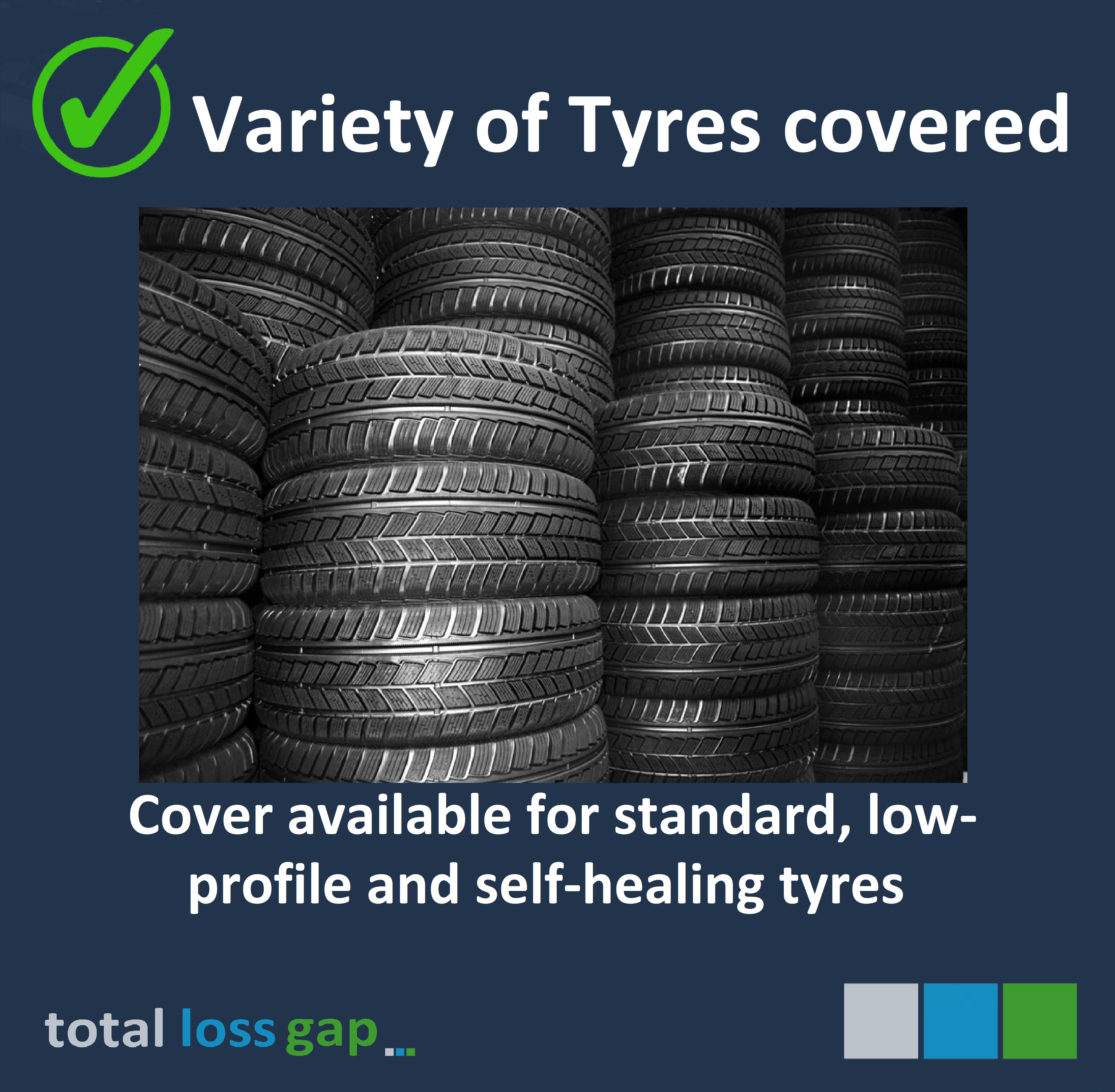 Your Total Loss Policy Can cover Standard and Low Profile Tyres