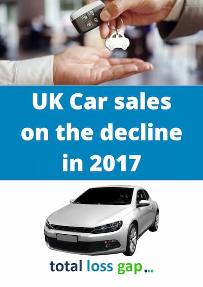 UK car sales in decline 2017