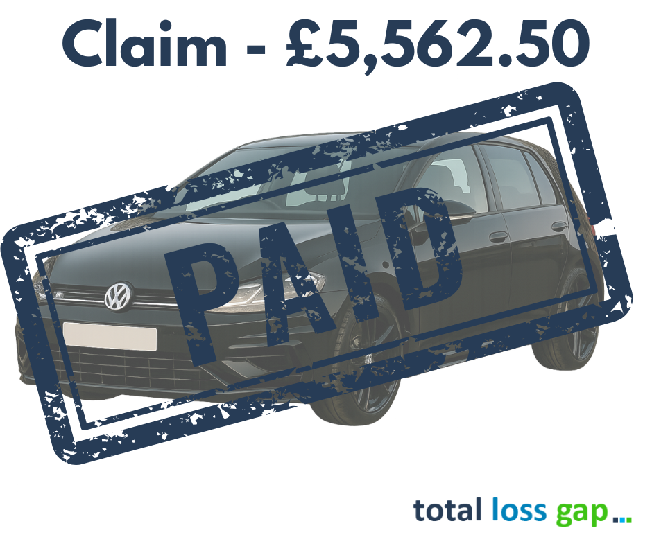 Volkswagen Golf R GAP Insurance claim