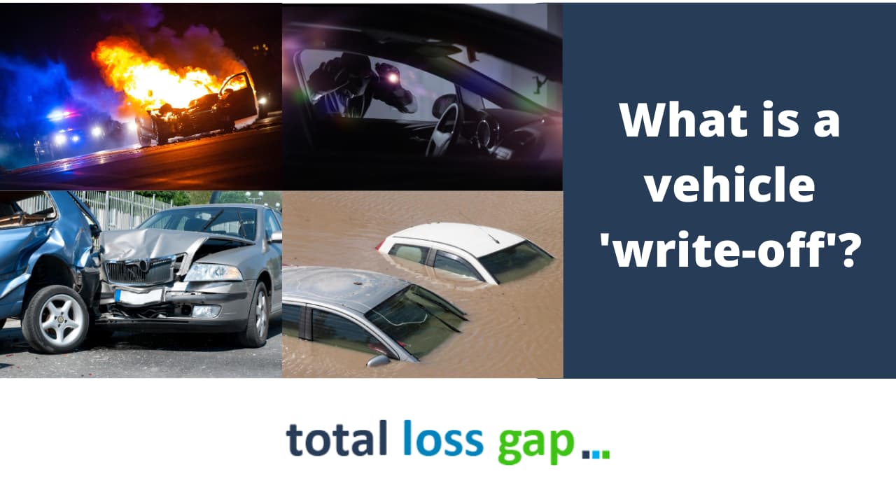 What is a vehicle 'write off'?