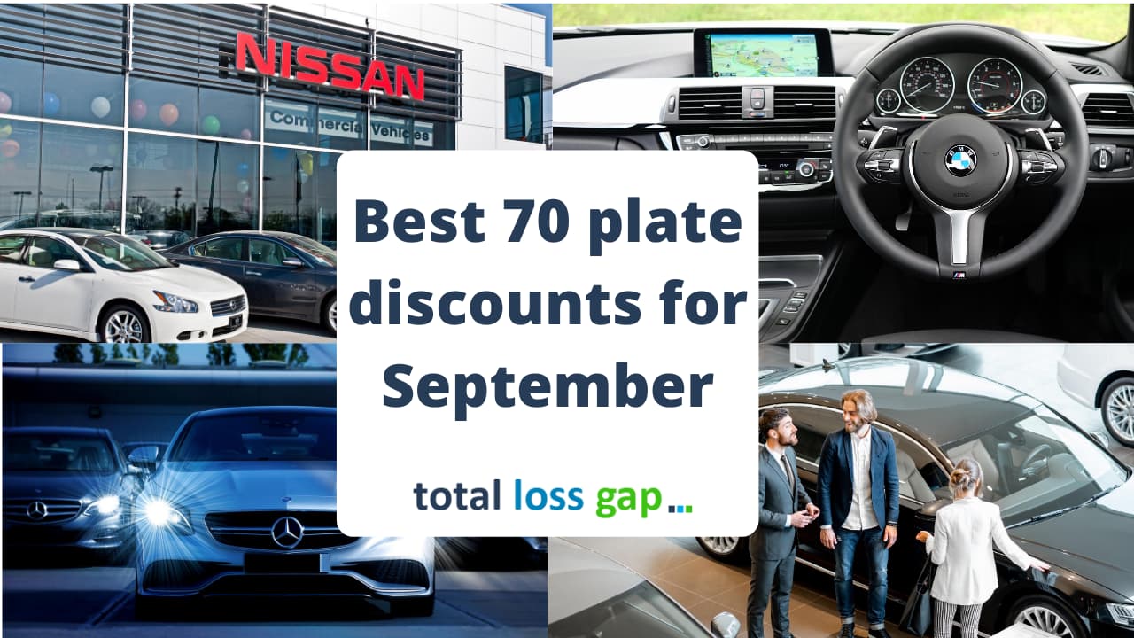 Best discounts for 70 plate cars for September 2020