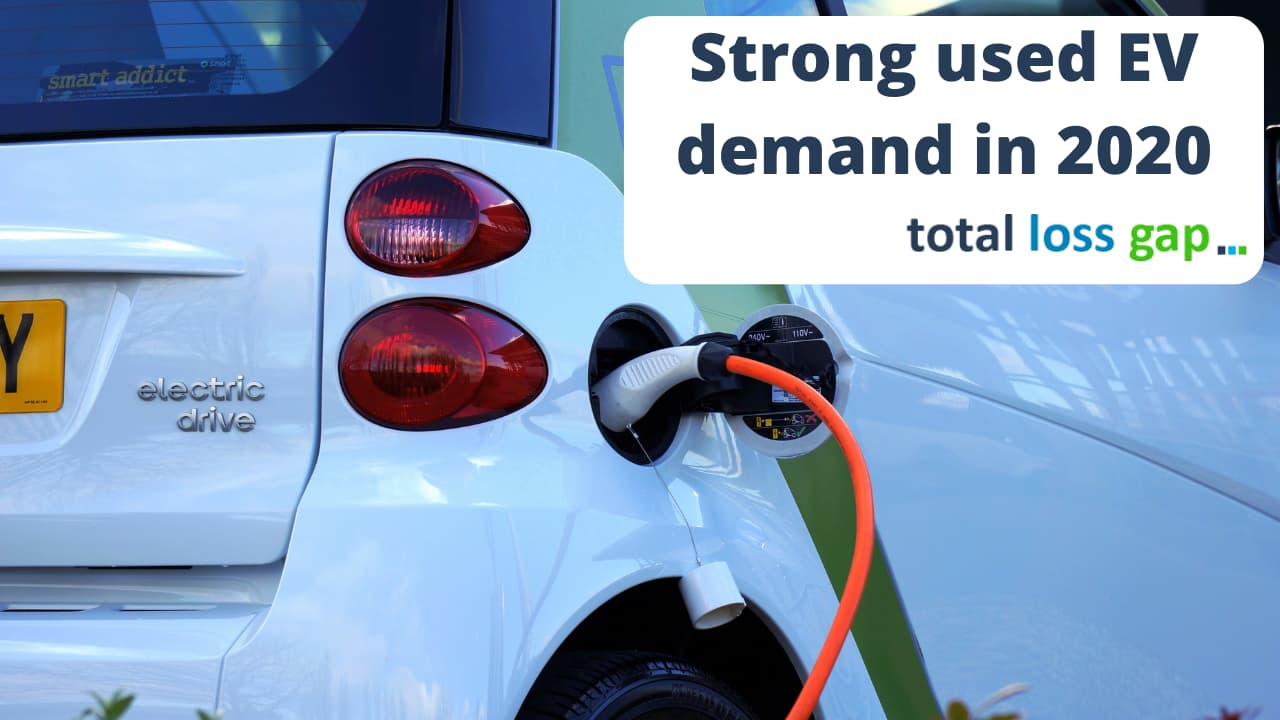strong used Electric Vehicle demand in the UK in 2020