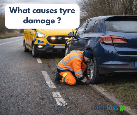 what causes tyre damage to your car?